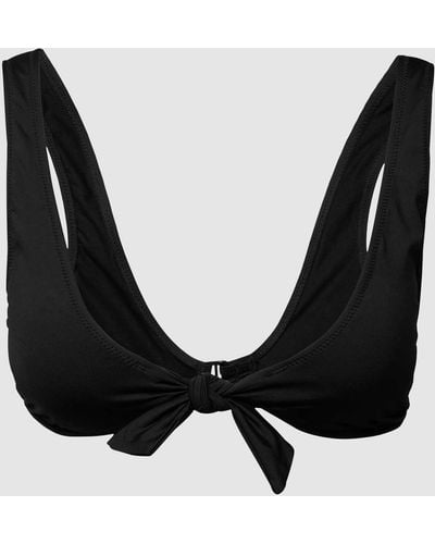 Polo Ralph Lauren Bikinitop Met Knoopdetail - Zwart