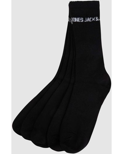 Jack & Jones Sokken In Een Set Van 5 Paar - Zwart