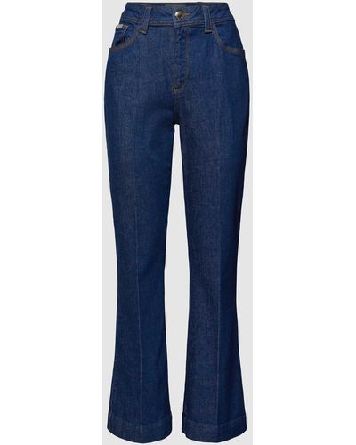 Mos Mosh Bootcut Jeans Met Siernaden - Blauw