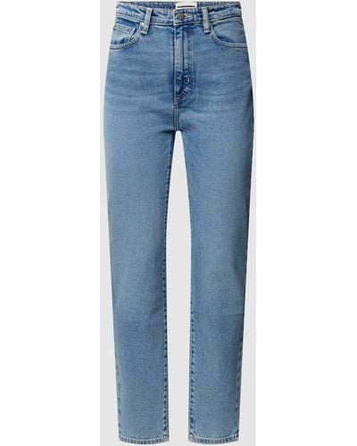 ARMEDANGELS Slim Fit Jeans Met Labelpatch - Blauw