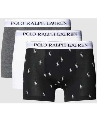 Polo Ralph Lauren Trunks mit Regular Fit und Unifarbenes Design - Weiß