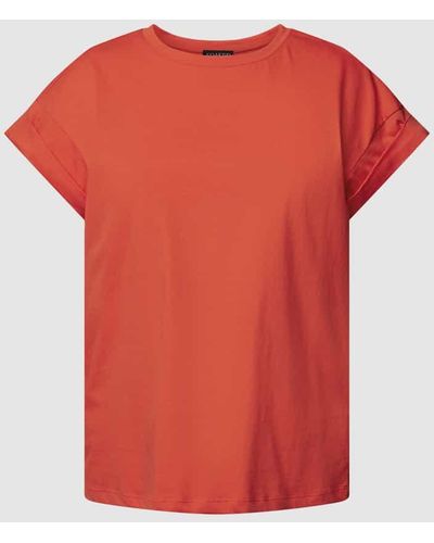 Soaked In Luxury T-Shirt mit Rundhalsausschnitt Modell 'Cam' - Rot