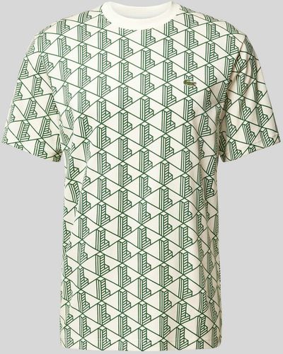 Lacoste T-Shirt mit Rundhalsausschnitt - Grün