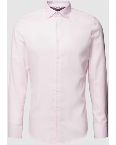 Seidensticker Zakelijk Overhemd Met Knoopsluiting - Roze