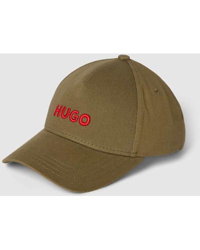 HUGO Basecap mit Label-Stitching - Grün