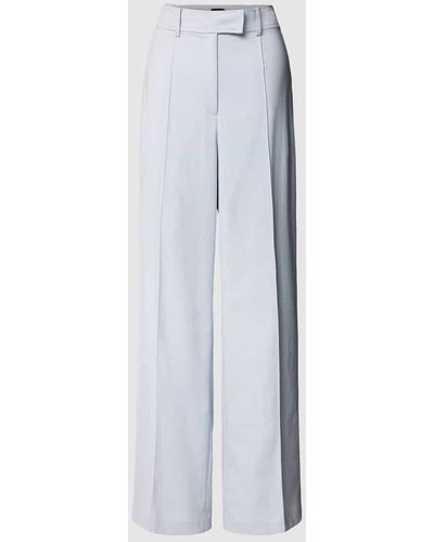 Ted Baker Anzughose mit Haken- und Reißverschluss Modell 'HILDIAT' - Weiß