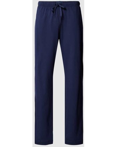 Polo Ralph Lauren Pyjamahose mit Label-Stitching - Blau