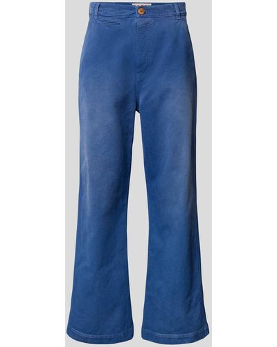 Marni Loose Fit Jeans mit Knopfverschluss - Blau