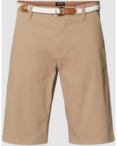 Only & Sons Korte Chino Met Riem - Naturel