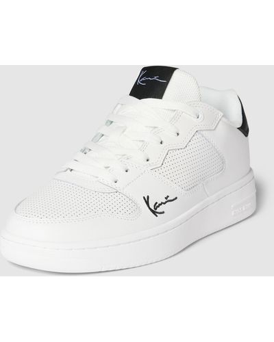 Karlkani Sneaker mit Label-Details Modell 'Classic' - Weiß