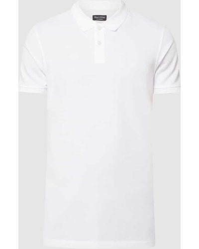 Marc O' Polo Poloshirt aus Baumwolle - Weiß
