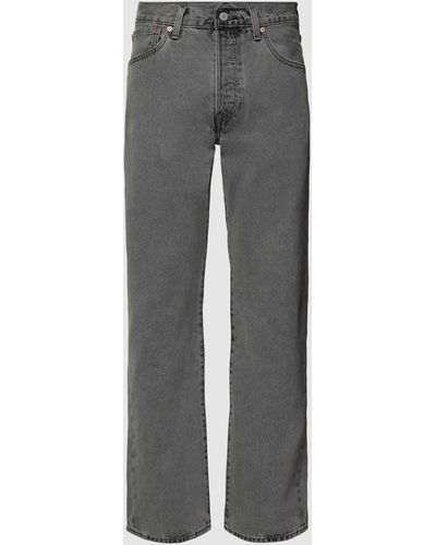 Levi's Jeans im 5-Pocket-Design Modell '501 WALK DOWN BROADWAY' - Grau