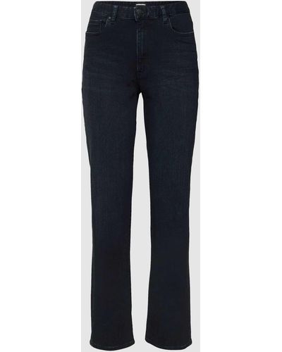 ARMEDANGELS Straight Fit Jeans im 5-Pocket-Design Modell 'CARENAA' - Blau