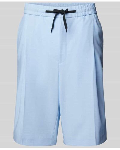 HUGO Shorts mit Eingrifftaschen - Blau
