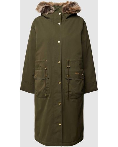 Barbour Parka Met Klepzakken - Groen