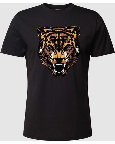 Antony Morato T-shirt Met Motiefprint - Zwart