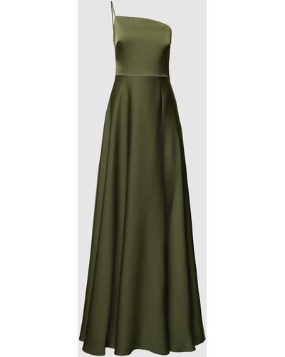 Vera Wang Abendkleid mit One-Shoulder-Träger Modell 'VENISHIA' - Grün