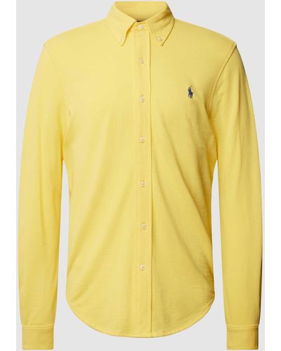 Polo Ralph Lauren Regular Fit Vrijetijdsoverhemd Met Button-downkraag - Geel
