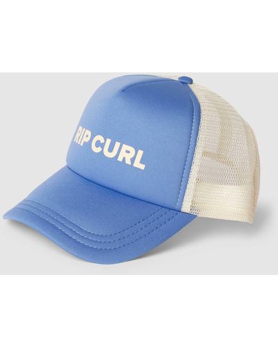 Rip Curl Trucker-pet Met Labelprint - Blauw