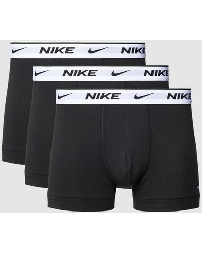 Nike Trunks mit elastischem Logo-Bund - Schwarz
