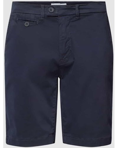 Casual Friday Chino-Shorts im 5-Pocket Design - Blau