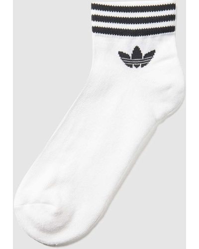 adidas Originals Sneakersocken aus elastischem Baumwoll-Mix im 3er-Pack - Weiß