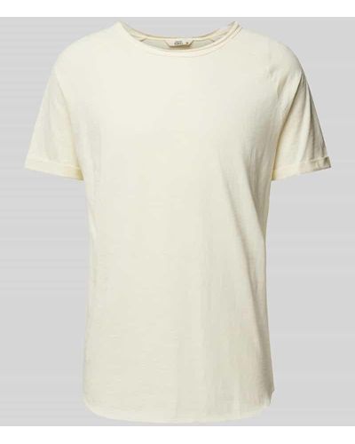 Redefined Rebel T-Shirt mit Rundhalsausschnitt Modell 'KAS' - Natur