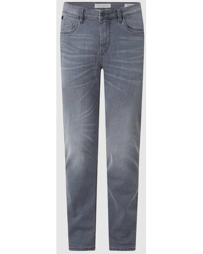 Tom Tailor Regular Slim Fit Jeans mit Stretch-Anteil Modell 'Josh' - Grau