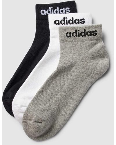 adidas Socken mit Label-Detail im 3er-Pack - Mehrfarbig