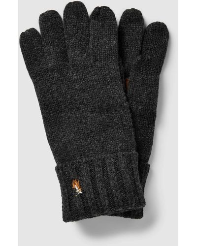 Polo Ralph Lauren Wollen Handschoenen - Zwart