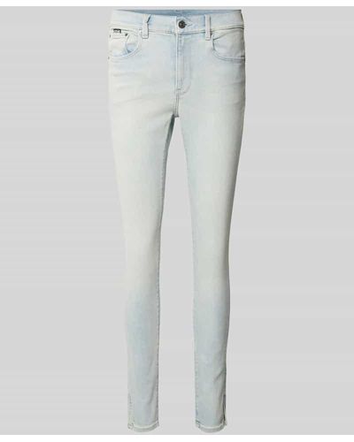 G-Star RAW Skinny Fit Jeans im 5-Pocket-Design - Weiß