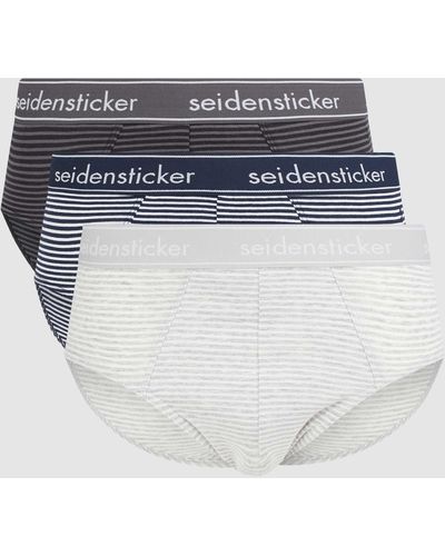 Seidensticker Slip Met Stretch In Set Van 3 Stuks - Wit