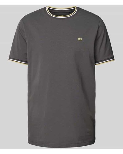 Christian Berg Men T-Shirt mit Rundhalsausschnitt - Grau