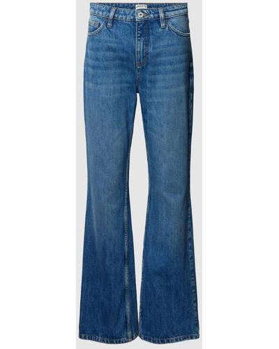 Jake*s Bootcut Jeans im 5-Pocket-Design - Blau