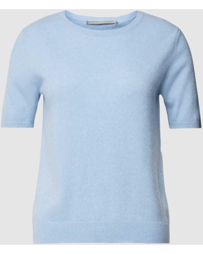 The Mercer N.Y. Gebreid Shirt Met Ronde Hals - Blauw