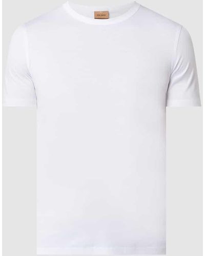 Mos Mosh T-Shirt aus Baumwolle Modell 'Perry Crunch' - Weiß