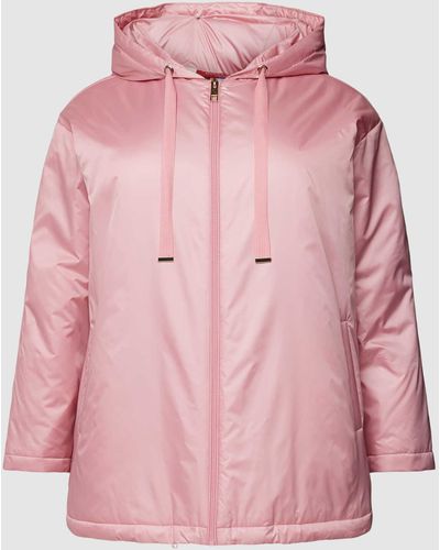 Marina Rinaldi PLUS SIZE Jacke mit Kapuze Modell 'PAGELLA' - Pink