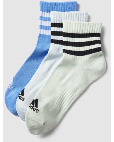 adidas Originals Socken mit Streifen im 3er-Pack - Blau