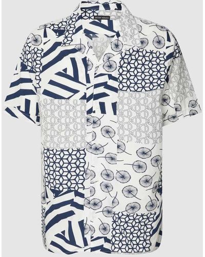 Antony Morato Straight Fit Freizeithemd mit Umlegekragen - Weiß