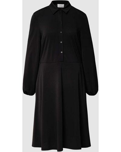ROBE LÉGÈRE Midi-jurk Met Knoopsluiting - Zwart