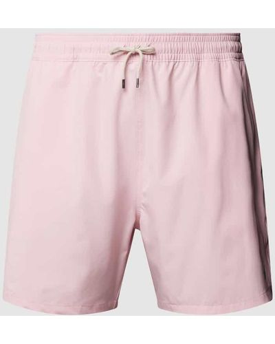 Ralph Lauren PLUS SIZE Badehose mit elastischem Bund - Pink
