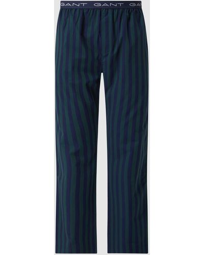 GANT Pyjama-Hose mit Streifenmuster - Blau