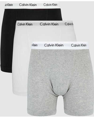Calvin Klein Classic Fit Retro Pants im 3er-Pack - langes Bein - Weiß