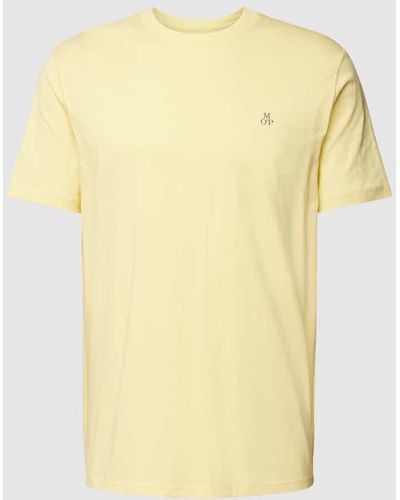 Marc O' Polo T-Shirt aus reiner Baumwolle - Gelb