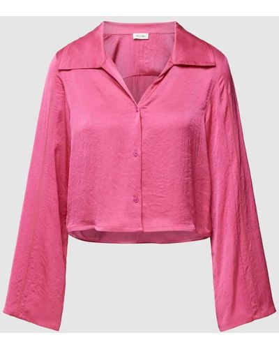 American Vintage Bluse mit Knopfleiste - Pink