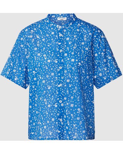 Marc O' Polo Overhemdblouse Met 1/2-mouwen - Blauw