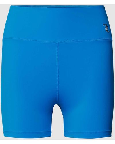 Juicy Couture Shorts mit Logo-Detail Modell 'LIZA' - Blau