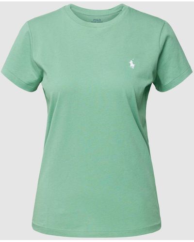 Polo Ralph Lauren T-shirt Met Logostitching - Groen