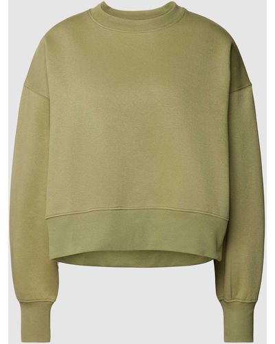 Redefined Rebel Sweatshirt mit gerippten Abschlüssen Modell 'HIKE' - Grün