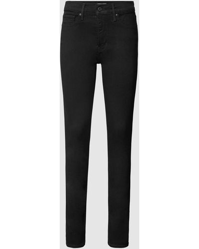 Levi's® 300 Shaping Skinny Fit Jeans mit Stretch-Anteil Modell '311' - 'Water - Schwarz